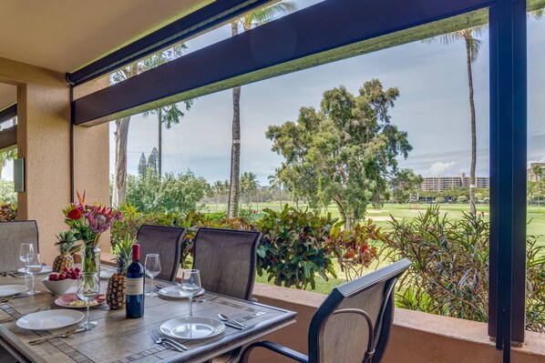 Outdoor dining