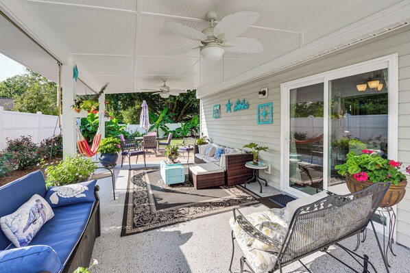 Bluffton Vacation Rental | 3BR | 2BA | Step-Free Access | 1,500 Sq Ft