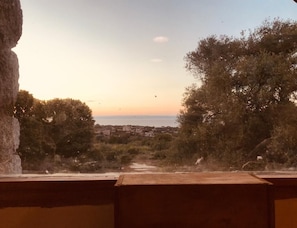 Blick von der Unterkunft