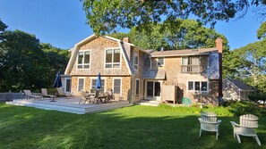 Enjoy the beautiful deck and enclosed outdoor shower