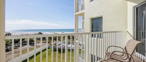 Balcony beach views