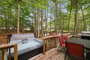 Time To Kick Back and Unwind In The Hot Tub