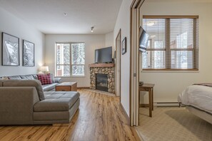 Master Bedroom Right off the Living Room 