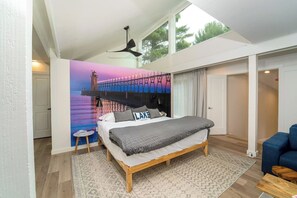 A 700+ sqft primary suite with king bed, ensuite spa bath, sitting area, coffee bar, and personal deck provides a beauitful sanctuary.