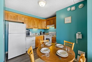 Kitchen and dining table