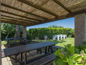Eigentum, Grundeigentum, Gebäude, Haus, Botanik, Zimmer, Baum, Pergola, Schatten, Die Architektur