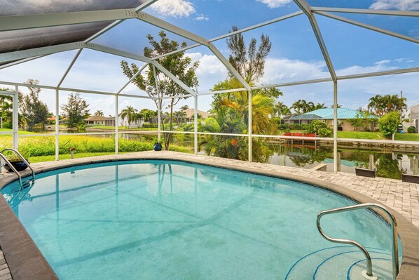 Cape Coral Vacation Rental | 3BR | 2BA | 1 Step to Enter | 1,932 Sq Ft