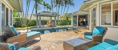 Kilohana at Poipu - Private Pool Deck - Parrish Kauai