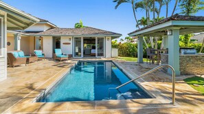 Kilohana at Poipu - Backyard Swimming Pool & BBQ Gazebo - Parrish Kauai