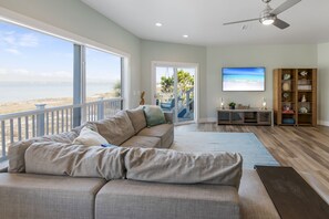 Sound views from the living area