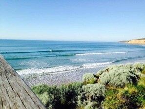 Beautiful Jan Juc beach is a few minute's drive from home