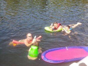 Enjoy Cooling off in the Lake. In the Sandy Waterfront Area.