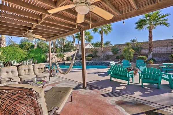 Indio Vacation Rental | 4BR | 3.5BA | 2,600 Sq Ft | Step-Free Access