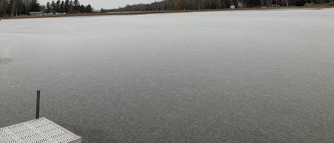 North view from docks on the narrows of Lake Leelanau