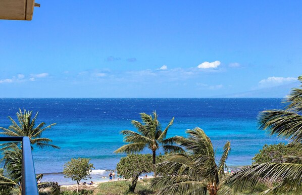 Vue sur la plage/l’océan