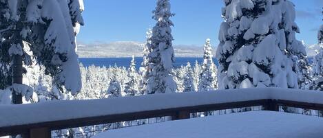 Winter view from deck