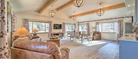 Ouray Vacation Rental | 3BR | 3.5BA | 2 Stories | Stairs Required