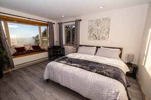 Master Bedroom: King Bed with Attached Bathroom