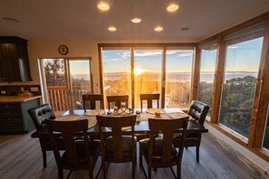 Dining Area with Incredible Views of the San Luis Valley