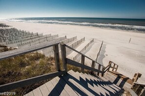 Gorgeous white sand beaches just 1/4 mile walk from house!