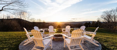 Firepit Overlooking Valley