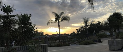 Exterior in the Sunset