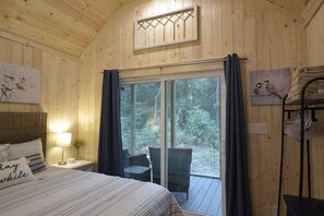 11 foot ceilings for a spacious feel.