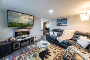 Serene living space with Larrie Brown art 🏠🔥 #homedecor