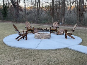 fire pit area 