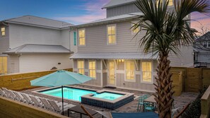 Enjoy an evening swim after a great beach day!