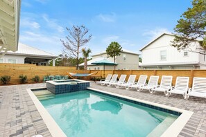 Plenty of loungers to soak up the sun!
