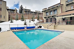 Outdoor heated pool