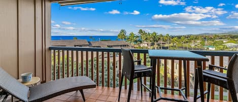 Nihi Kai Villas at Poipu #824 - Covered Dining Lanai - Parrish Kauai