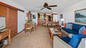 Nihi Kai Villas at Poipu #824 - Living Great Room - Parrish Kauai