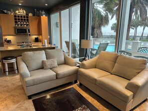 Living Room with seating for 8