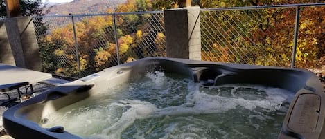 Covered Hot Tub