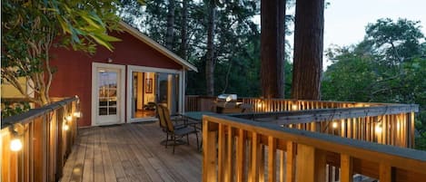 Deck at dusk