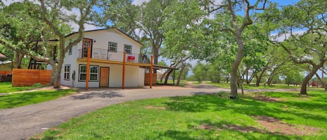 View of unit. There are three units on property. Bohemian Rhapsody Retreat is the bottom unit pictured here.