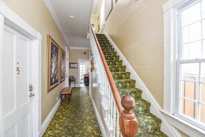 Stairs to Second Floor Units