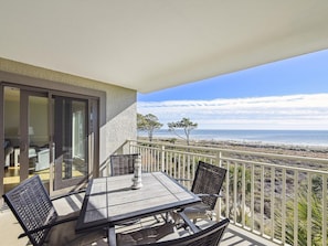 Private 4th Floor Balcony with Direct Ocean Views at 404 Shorewood