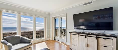 Living Room with Ocean Views at 404 Shorewood