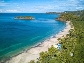 Playa Penca is one of a few white sand beaches in CR and has guarded parking.