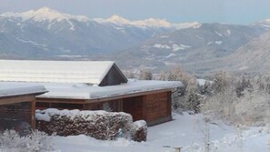 Blick aus dem Wohnzimmerfenster