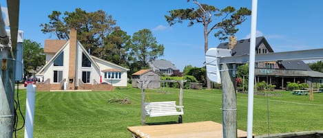 House with private access to Currituck Sound.