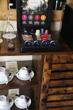 Doppelzimmer mit Balkon, 21 qm-Kaffeemaschine