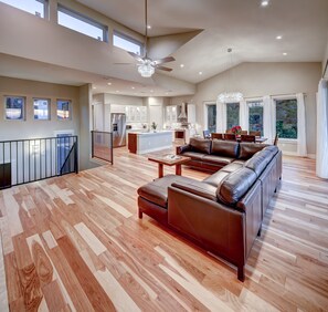 Dining area and kitchen