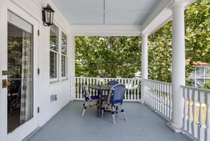 Outdoor dining space