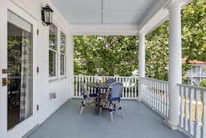 Outdoor dining space