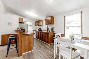 Dining and Kitchen area