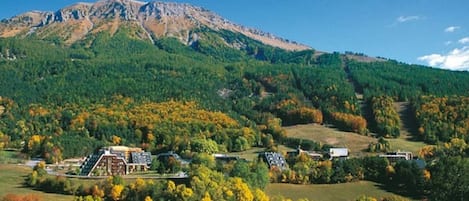 Vue générale de la station. 